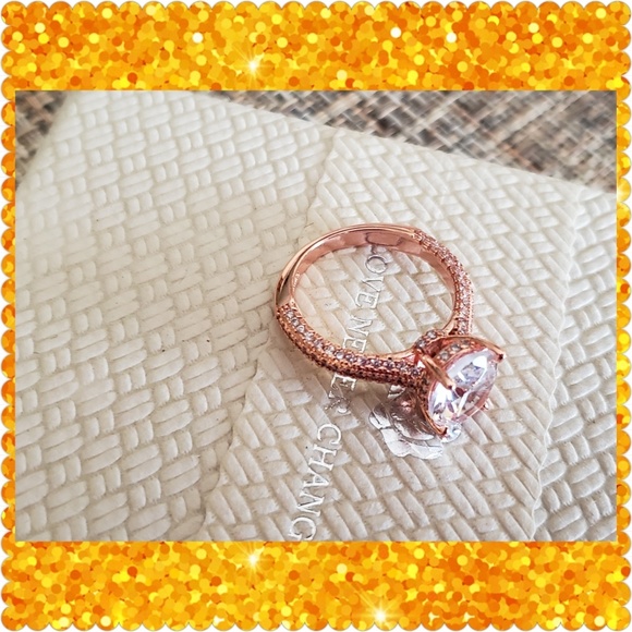 SIZE 8💥FLASH SALE💥❤18K Rose Gold Sapphire❤ - Picture 4 of 8
